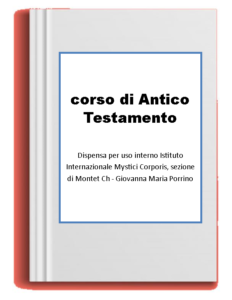 CORSO DI ANTICO TESTAMENTO dispensa